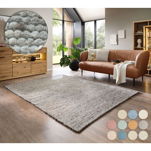 Tapis Réversible En Laine Alpen 120x180 Cm - Beige