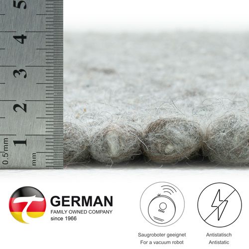 Tapis Réversible En Laine Alpen 190x290 Cm - Beige