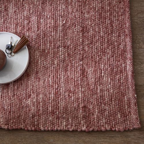 Tapis Réversible En Laine Alpen 40x60 Cm - Rouge