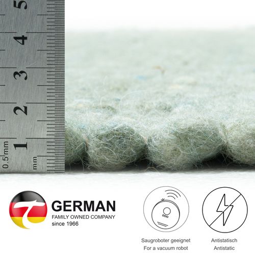 Tapis Réversible En Laine Alpen 90x160 Cm - Vert