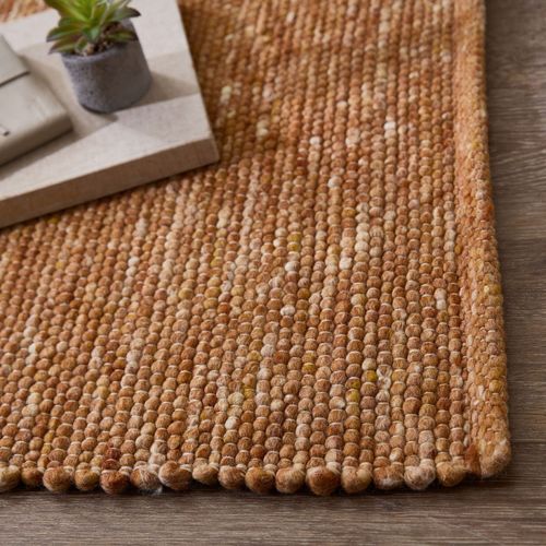 Tapis Réversible En Laine Alpen 170x240 Cm - Terracotta