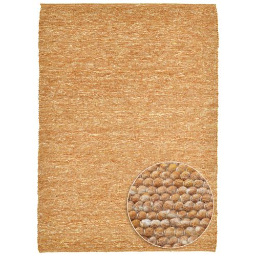 Tapis Réversible En Laine Alpen 190x250 Cm - Terracotta