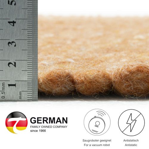 Tapis Réversible En Laine Alpen 190x250 Cm - Terracotta