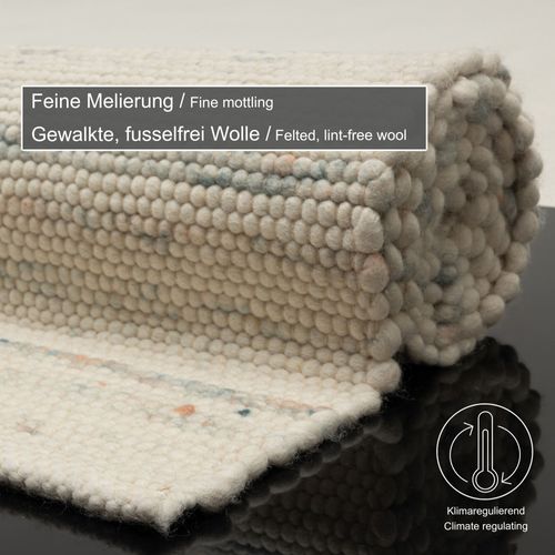 Tapis Réversible En Laine Alpen 190x290 Cm - Multicolore