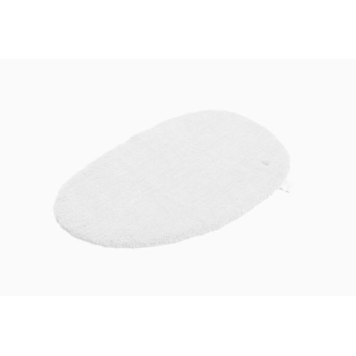 Tapis De Bain Tufté Main Cozy Bath 60x100 Cm - Blanc