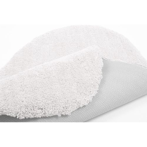 Tapis De Bain Tufté Main Cozy Bath 60x100 Cm - Blanc