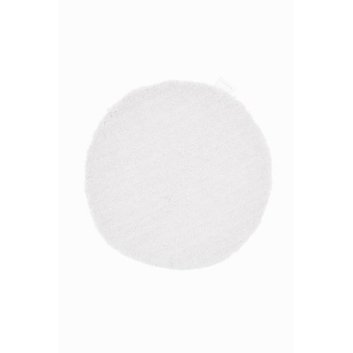 Tapis De Bain Tufté Main Cozy Bath 90x90 Cm - Blanc