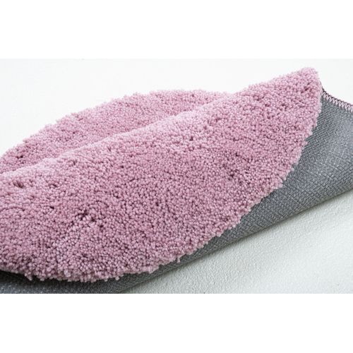 Tapis De Bain Tufté Main Cozy Bath 60x60 Cm - Rose