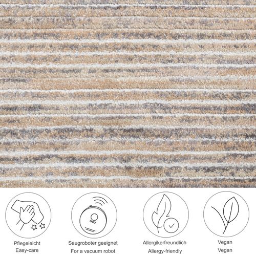 Tapis Uni Corduletta 80x150 Cm - Beige