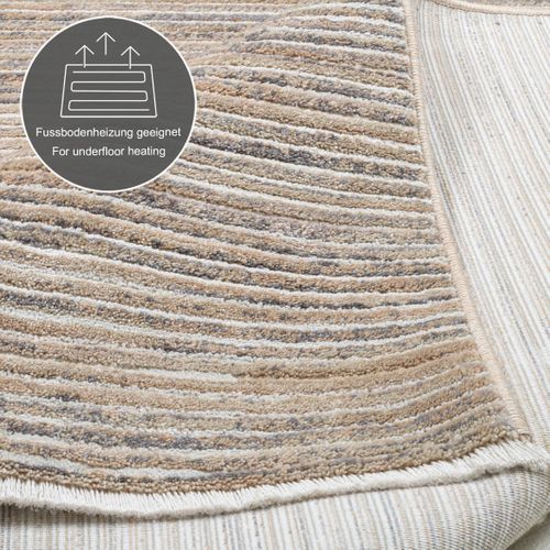 Tapis Uni Corduletta 190x240 Cm - Beige