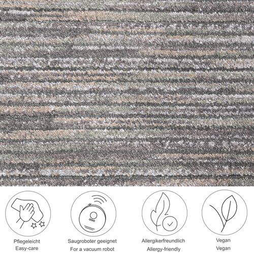 Tapis Uni Corduletta 60x130 Cm - Gris Foncé