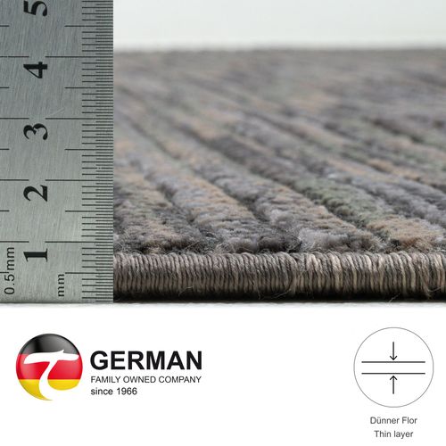 Tapis Uni Corduletta 60x130 Cm - Gris Foncé