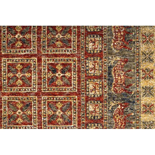 Tapis Tissé à Bordures Beatrice 80x150 Cm - Rouge