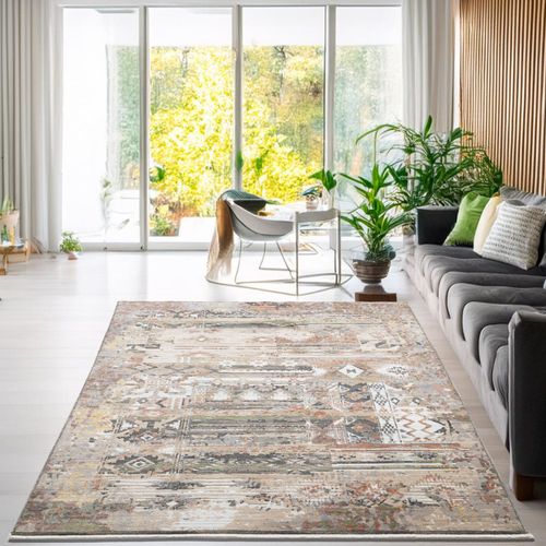 Tapis Tissé à La Machine Corduletta 40x60 Cm - Beige