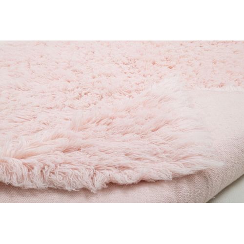 Tapis Shaggy Fluffy 140x190 Cm - Rose