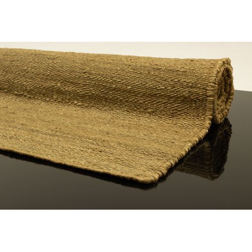 Tapis Fait Main Au Design Uni Forest 70x140 Cm - Vert Sapin