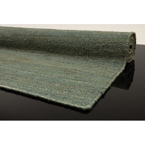 Tapis Fait Main Au Design Uni Forest 130x190 Cm - Turquoise