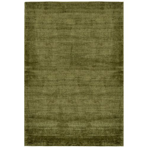 Tapis En Viscose Tissé Main Aspect Vieilli - Shine 190x290 Cm - Vert Sapin