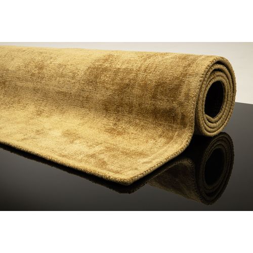 Tapis En Viscose Tissé Main Aspect Vieilli - Shine 140x200 Cm - Camel