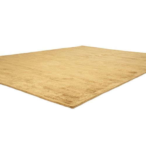 Tapis En Viscose Tissé Main Aspect Vieilli - Shine 160x230 Cm - Camel