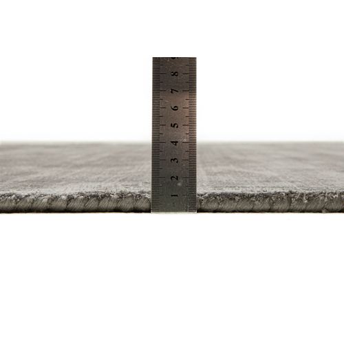 Tapis En Viscose Tissé Main Aspect Vieilli - Shine 160x230 Cm - Gris