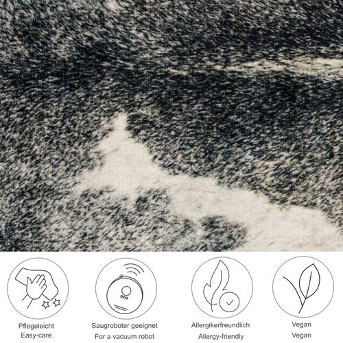 Tapis En Fourrure Synthétique Emilia 170x220 Cm - Blanc