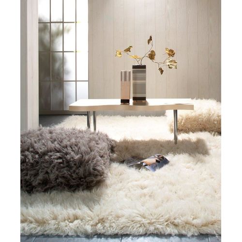 Tapis Flokati Grec Original Flokos 2450 120x120 Cm - Crème