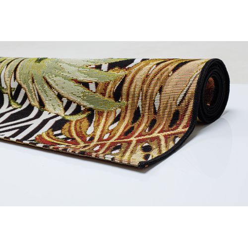 Tapis Pour Intérieur Et Extérieur Aurora 80x165 Cm - Noir