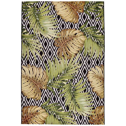 Tapis Pour Intérieur Et Extérieur Aurora 160x235 Cm - Noir