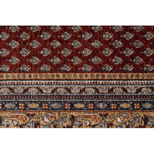 Tapis Tissé à Bordures Beatrice 40x60 Cm - Rouge