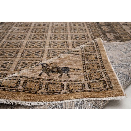 Tapis Tissé à Bordures Beatrice 120x180 Cm - Beige