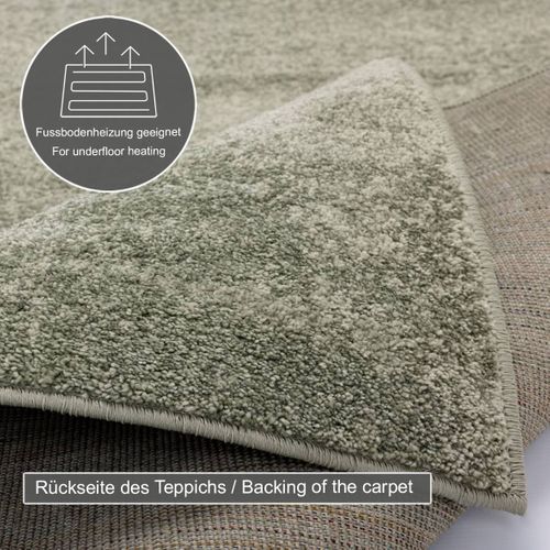 Tapis Simple Au Design Uni Paola 67x120 Cm - Vert