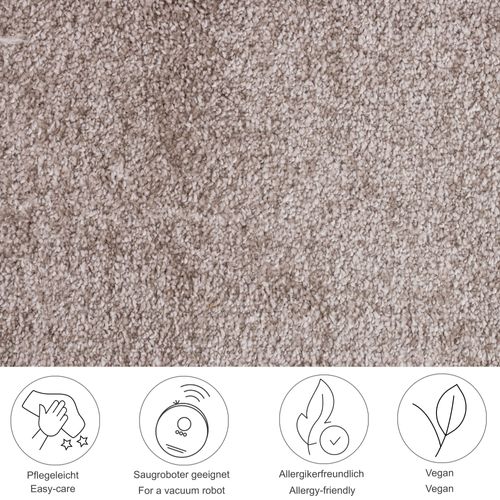 Tapis Simple Au Design Uni Paola 67x120 Cm - Beige