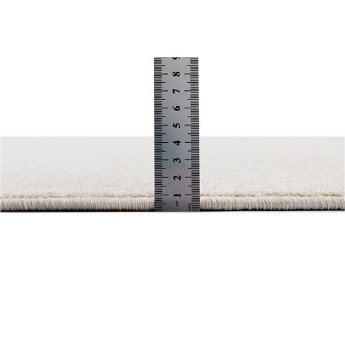 Tapis Simple Au Design Uni Paola 67x120 Cm - Crème