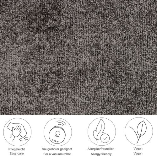 Tapis Simple Au Design Uni Paola 240x340 Cm - Anthracite