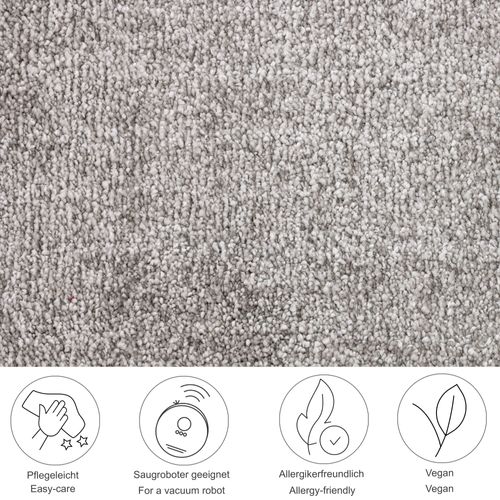 Tapis Simple Au Design Uni Paola 200x280 Cm - Gris