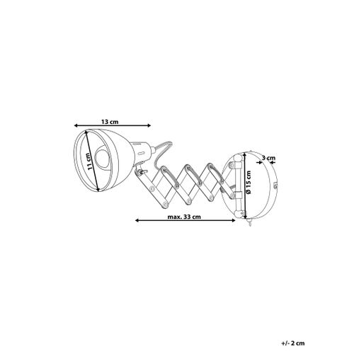 Lot De 2 Lampes Murales Chrome Harrington
