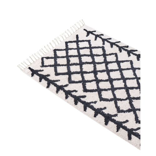 Tapis Bozkir Beige 80 X 230 Cm Coton