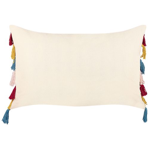 Coussin Coton Beige Clair Agave 40 X 60 Cm