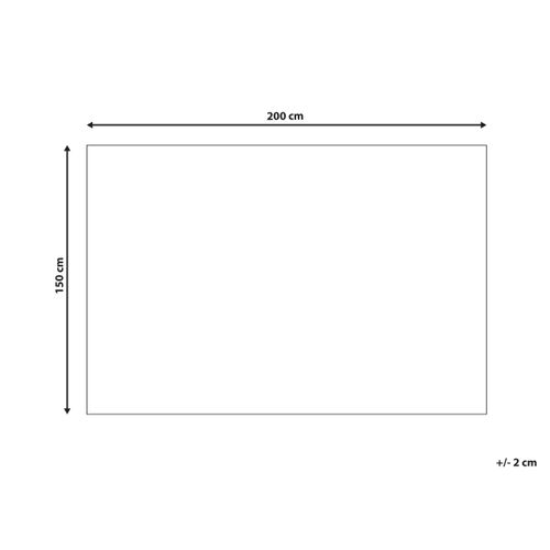 Plaid Blanc 150 X 200 Cm Bjas