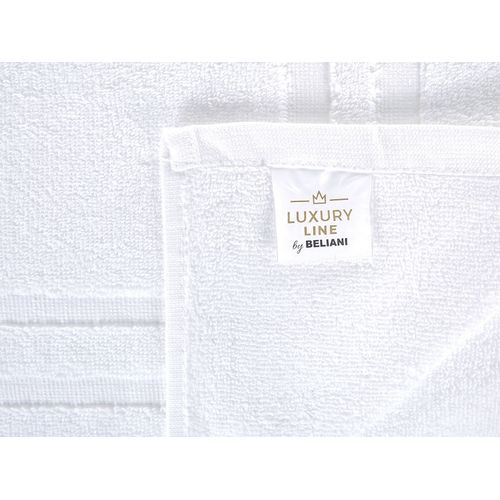 Lot De 9 Serviettes De Bain En Coton Blanc Mitiaro