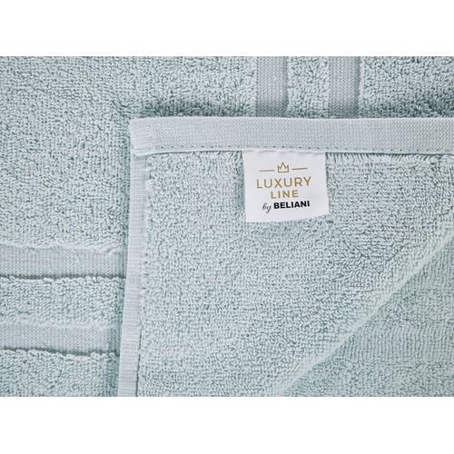 Lot De 9 Serviettes De Bain En Coton Vert Menthe Atiu