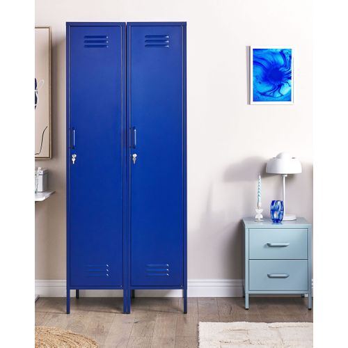 Armoire En Métal Bleu Marine Frome