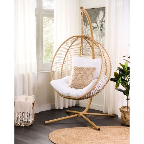 Chaise Porte-à-faux Tissu Beige Arco