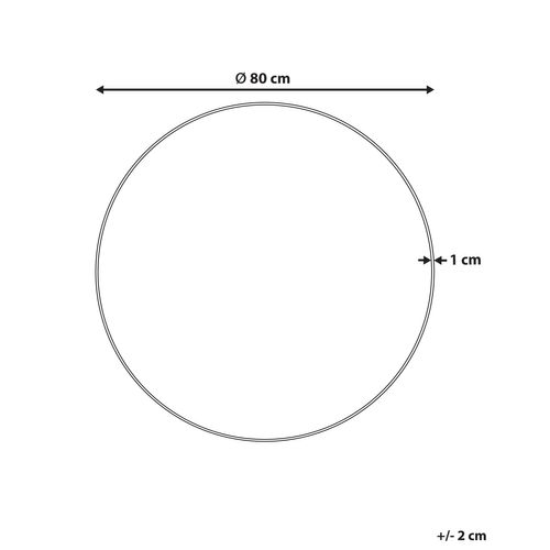 Miroir 80 Cm Argenté Annemasse