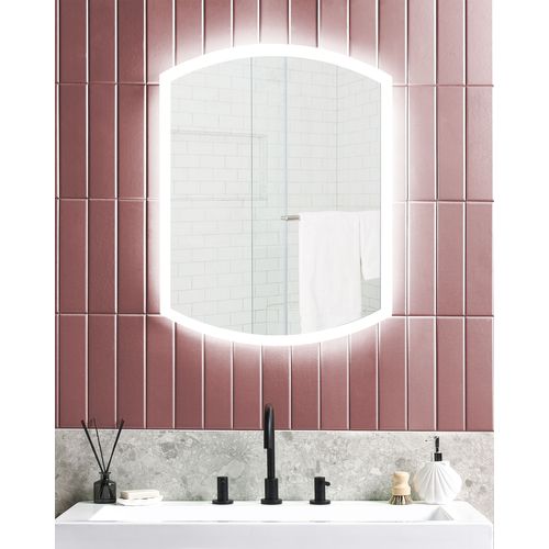 Miroir Lumineux à LED Argenté Ø 78 Cm Beziers