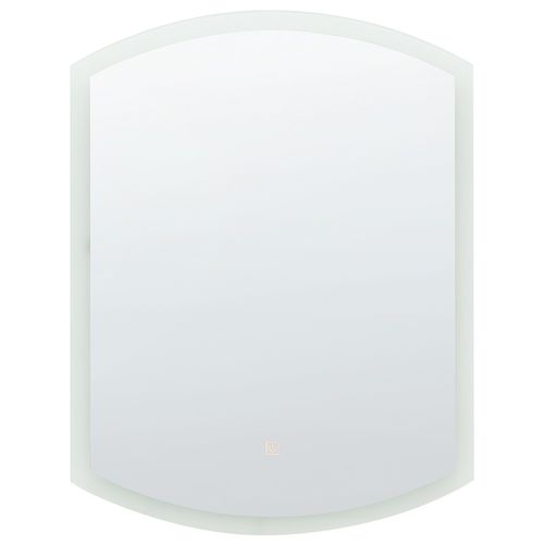 Miroir Lumineux à LED Argenté Ø 78 Cm Beziers