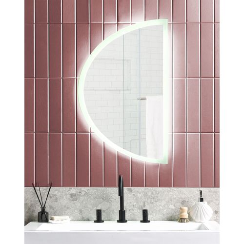 Miroir Lumineux à LED Argenté Ø 80 Cm Bezons