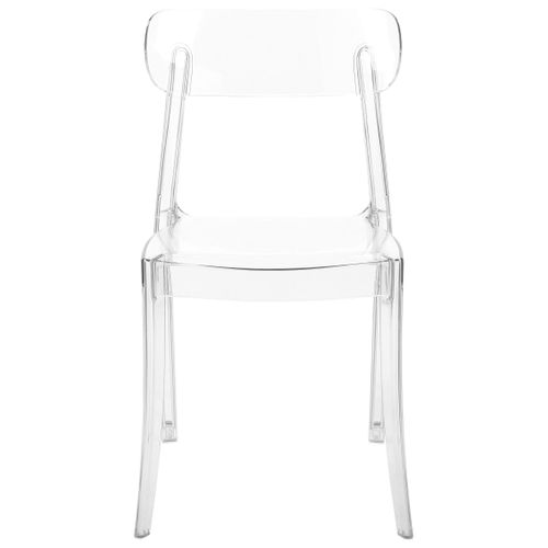 Chaise De Salle à Manger Set De 2 Transparent Covington