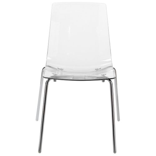 Chaise De Salle à Manger Set De 2 Transparent Silerton